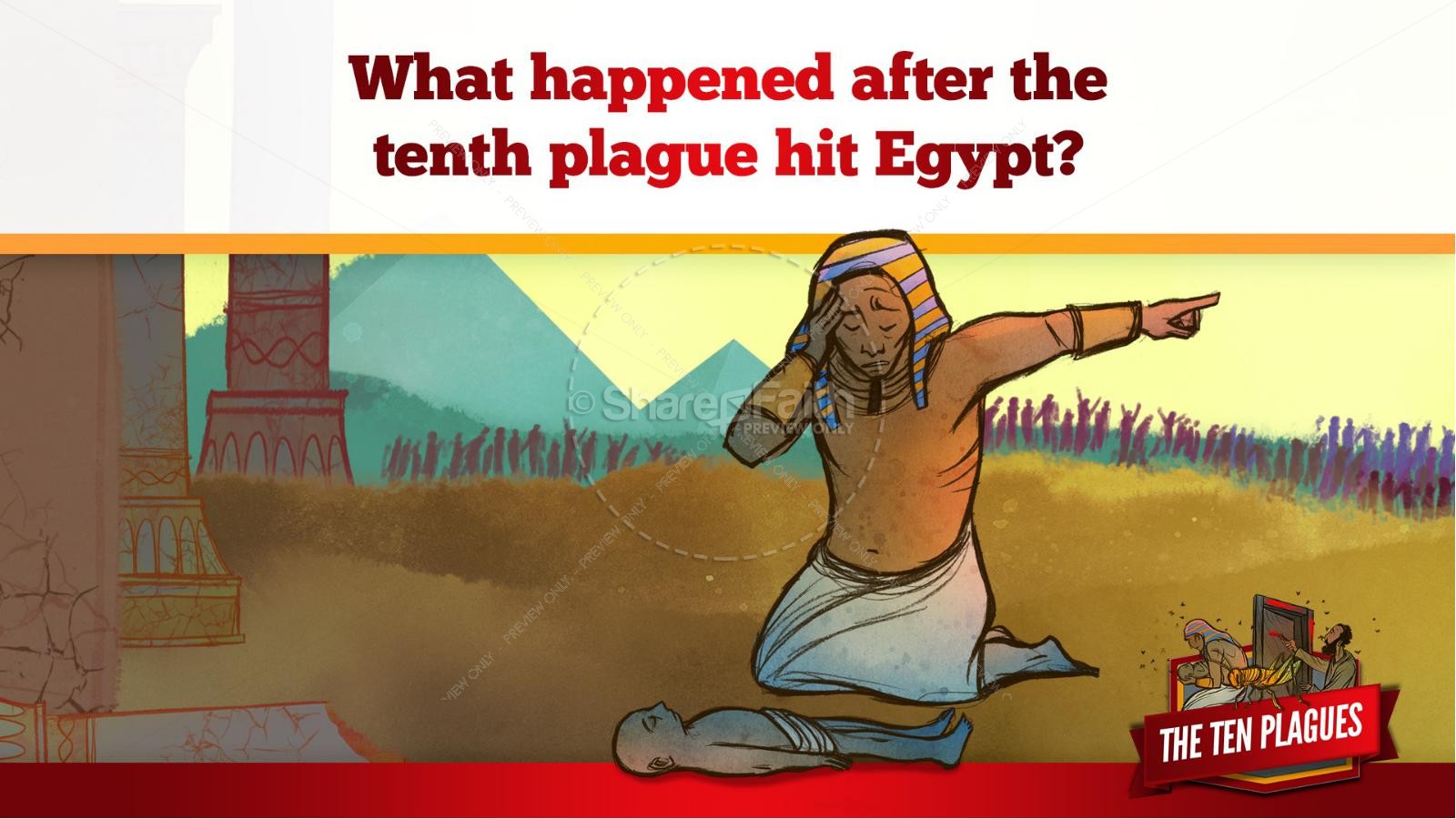 The Ten Plagues Kids Bible Story | slide 84