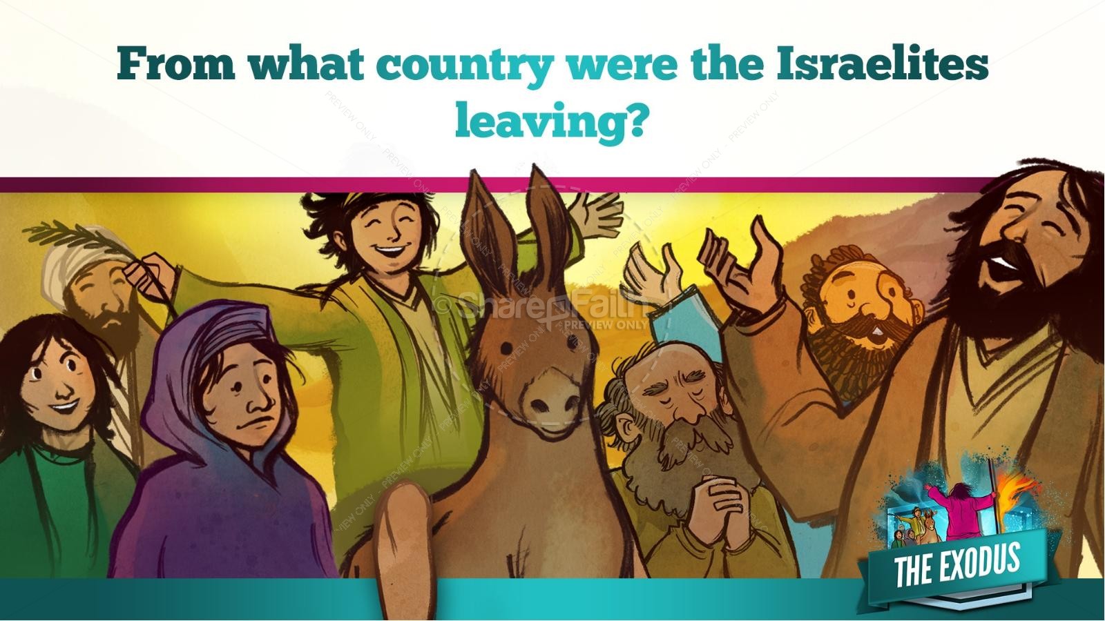 The Exodus Story Kids Bible Lesson Thumbnail 12