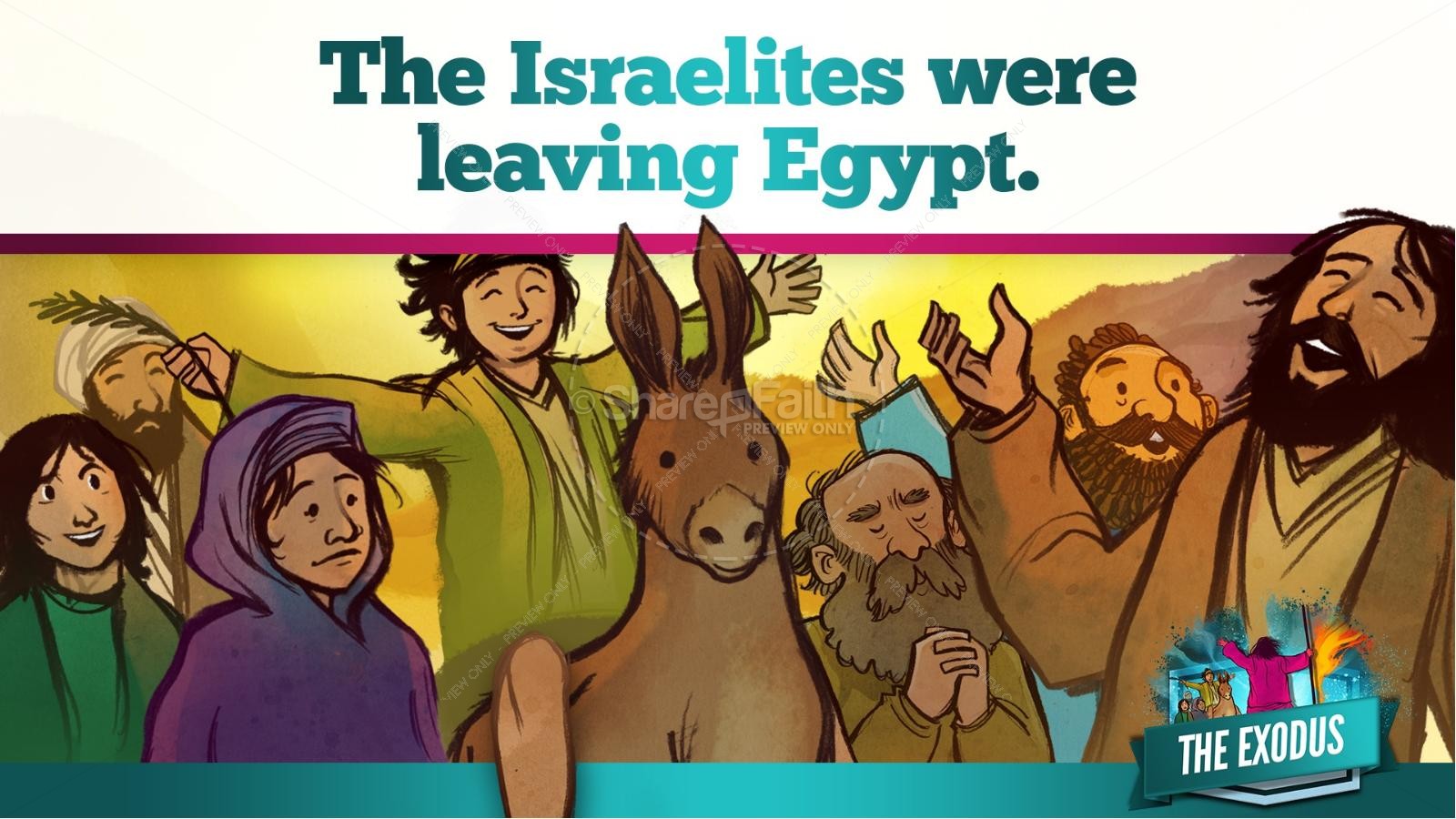 The Exodus Story Kids Bible Lesson | slide 13