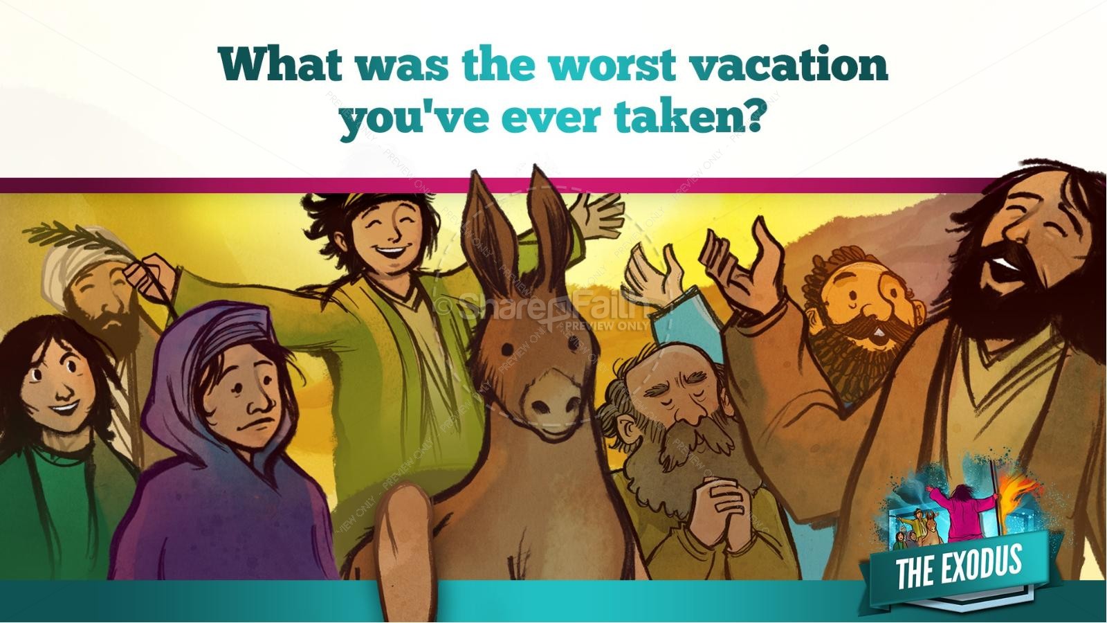 The Exodus Story Kids Bible Lesson | slide 14