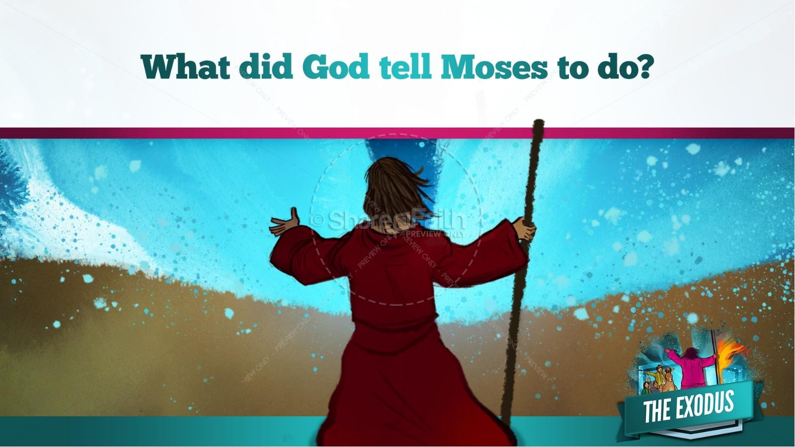 The Exodus Story Kids Bible Lesson | slide 24