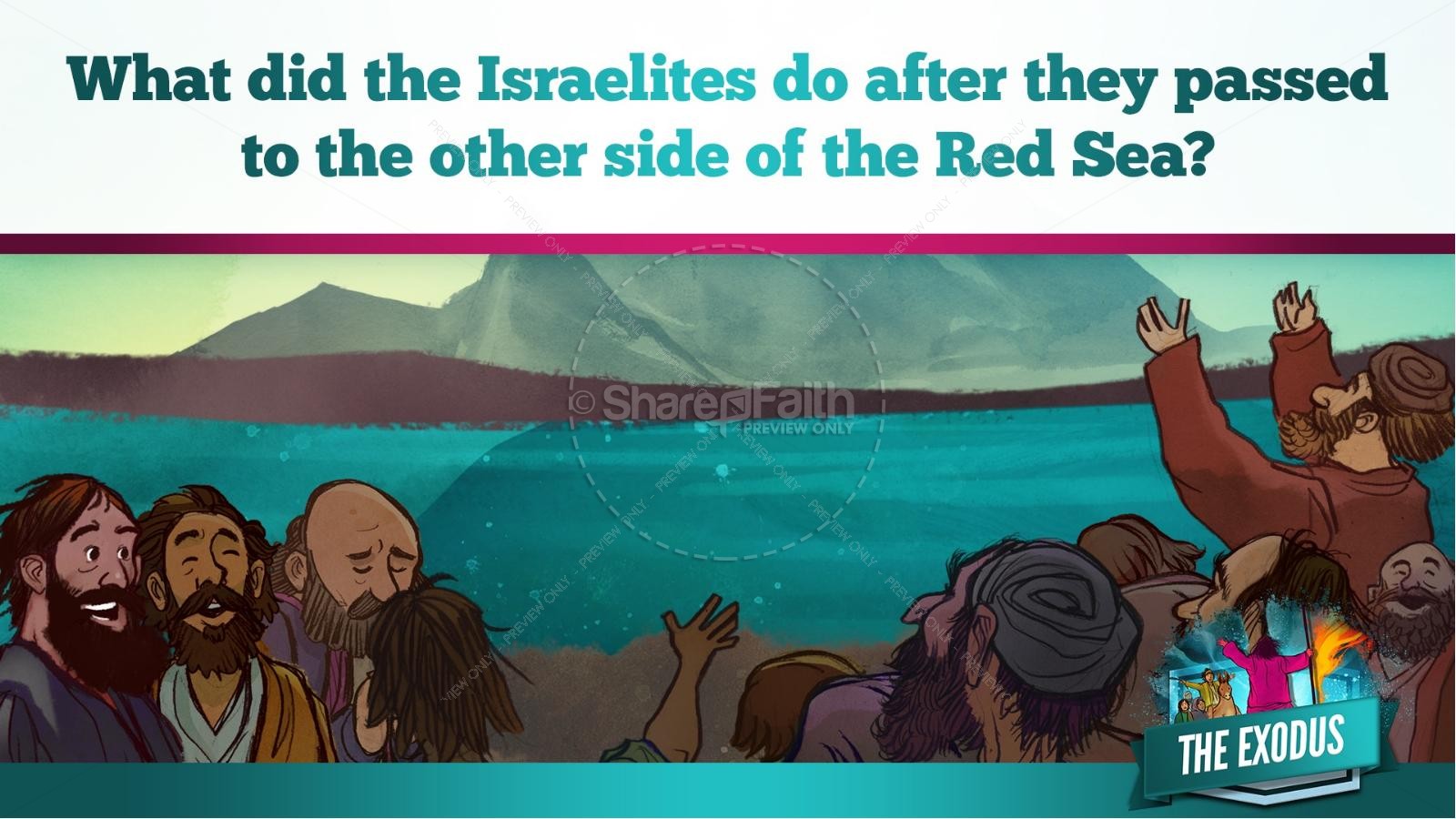 The Exodus Story Kids Bible Lesson | slide 32