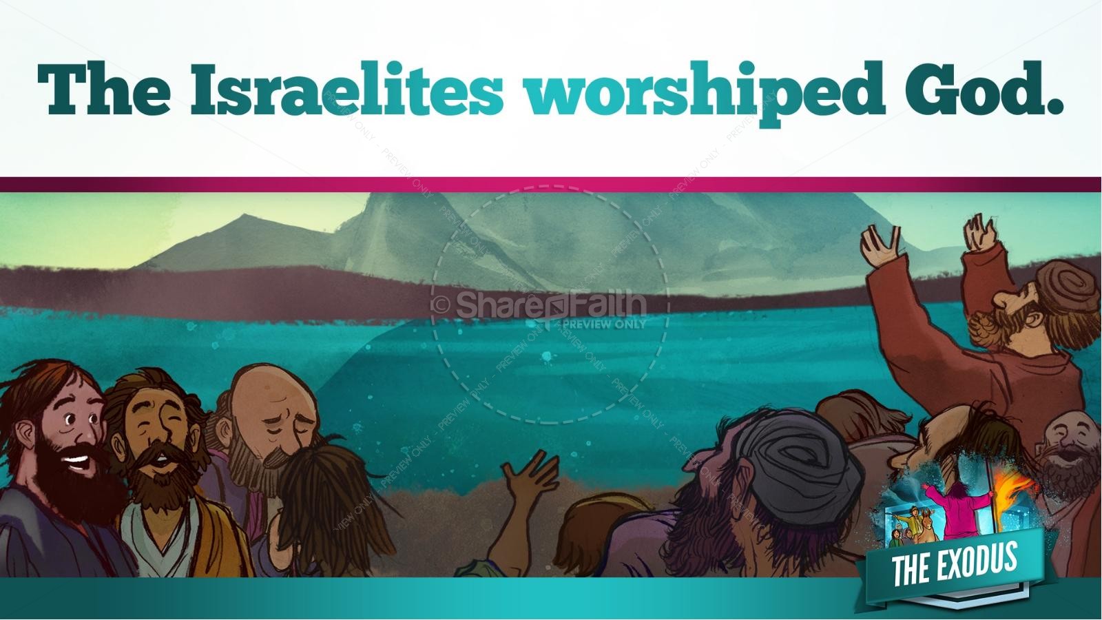 The Exodus Story Kids Bible Lesson | slide 33