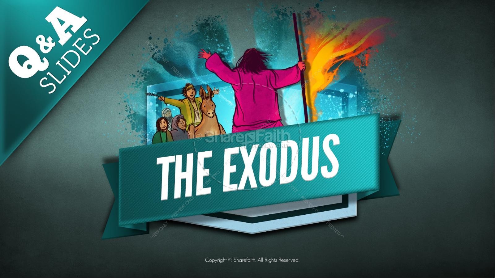 The Exodus Story Kids Bible Lesson