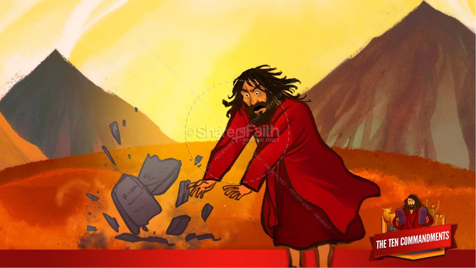 The Ten Commandments Kids Bible Stories Thumbnail 25