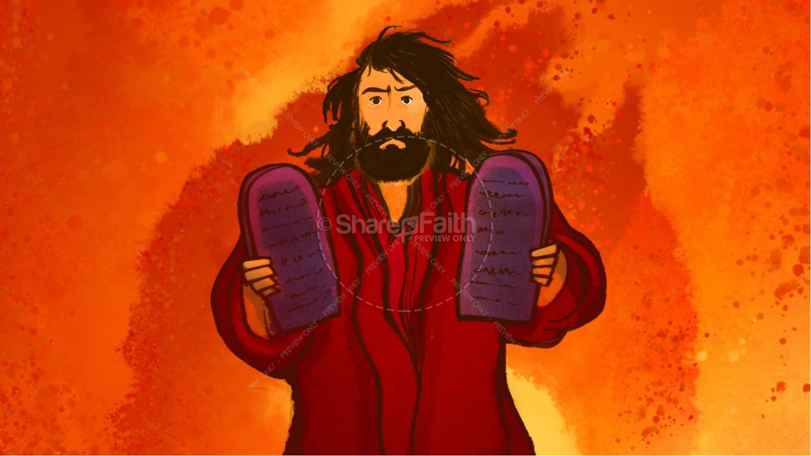 The Ten Commandments Kids Bible Stories | slide 5