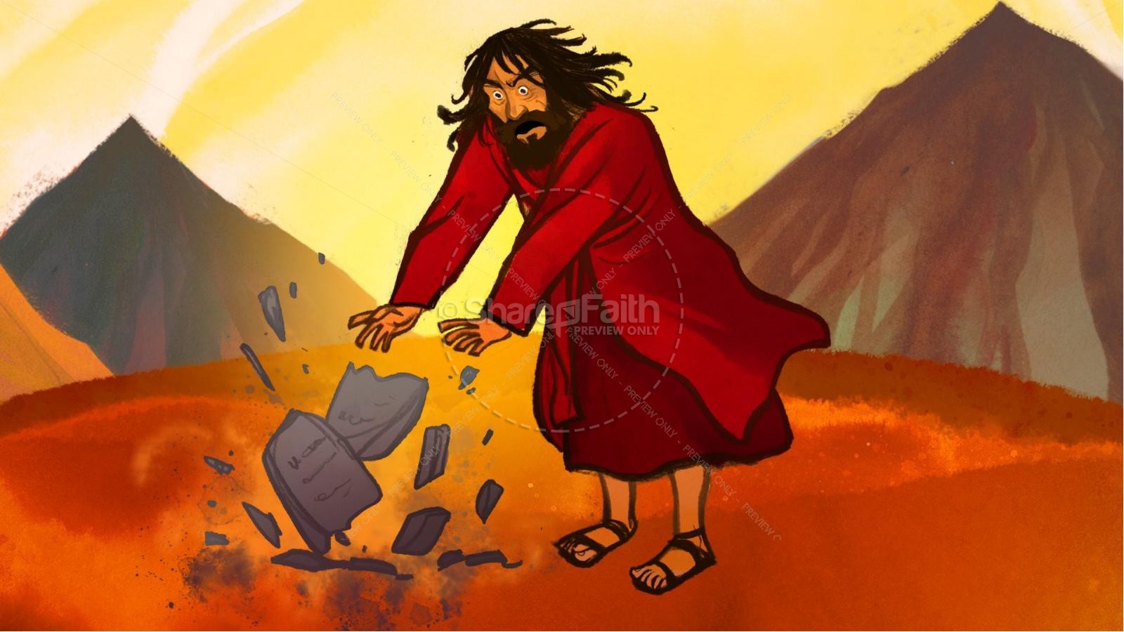 The Ten Commandments Kids Bible Stories Thumbnail 7