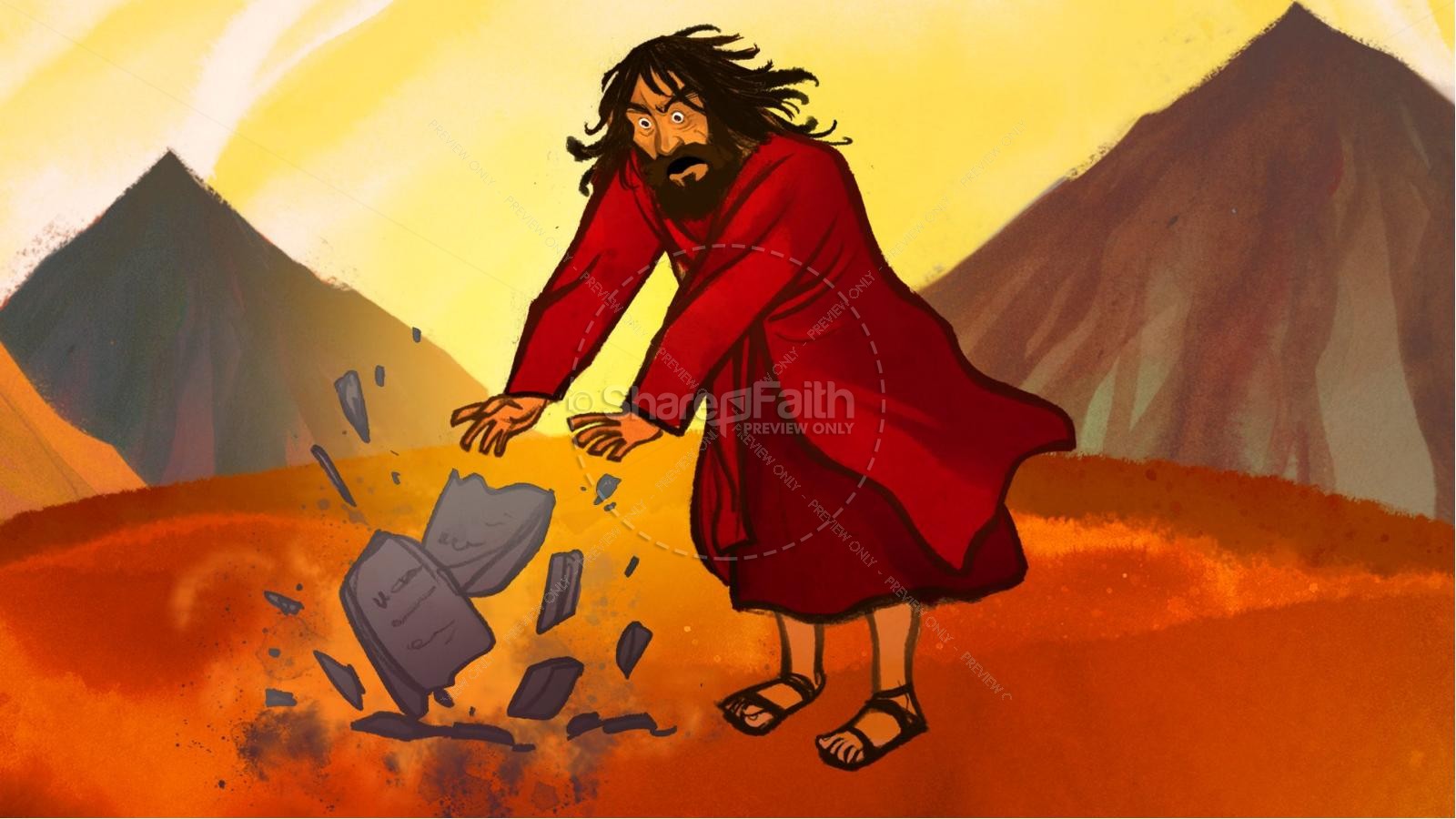 The Ten Commandments Kids Bible Stories