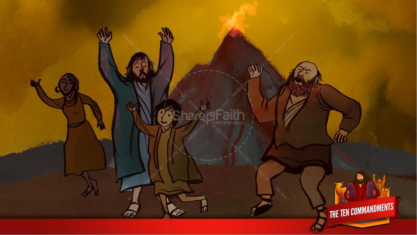 The Ten Commandments Kids Bible Stories Thumbnail 9