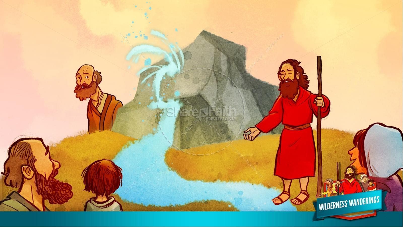 40 Years In The Wilderness Kids Bible Story Thumbnail 21