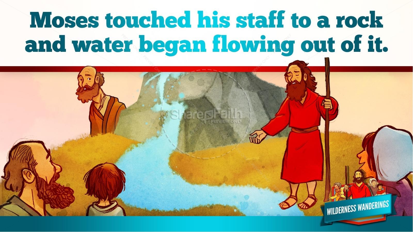 40 Years In The Wilderness Kids Bible Story Thumbnail 23