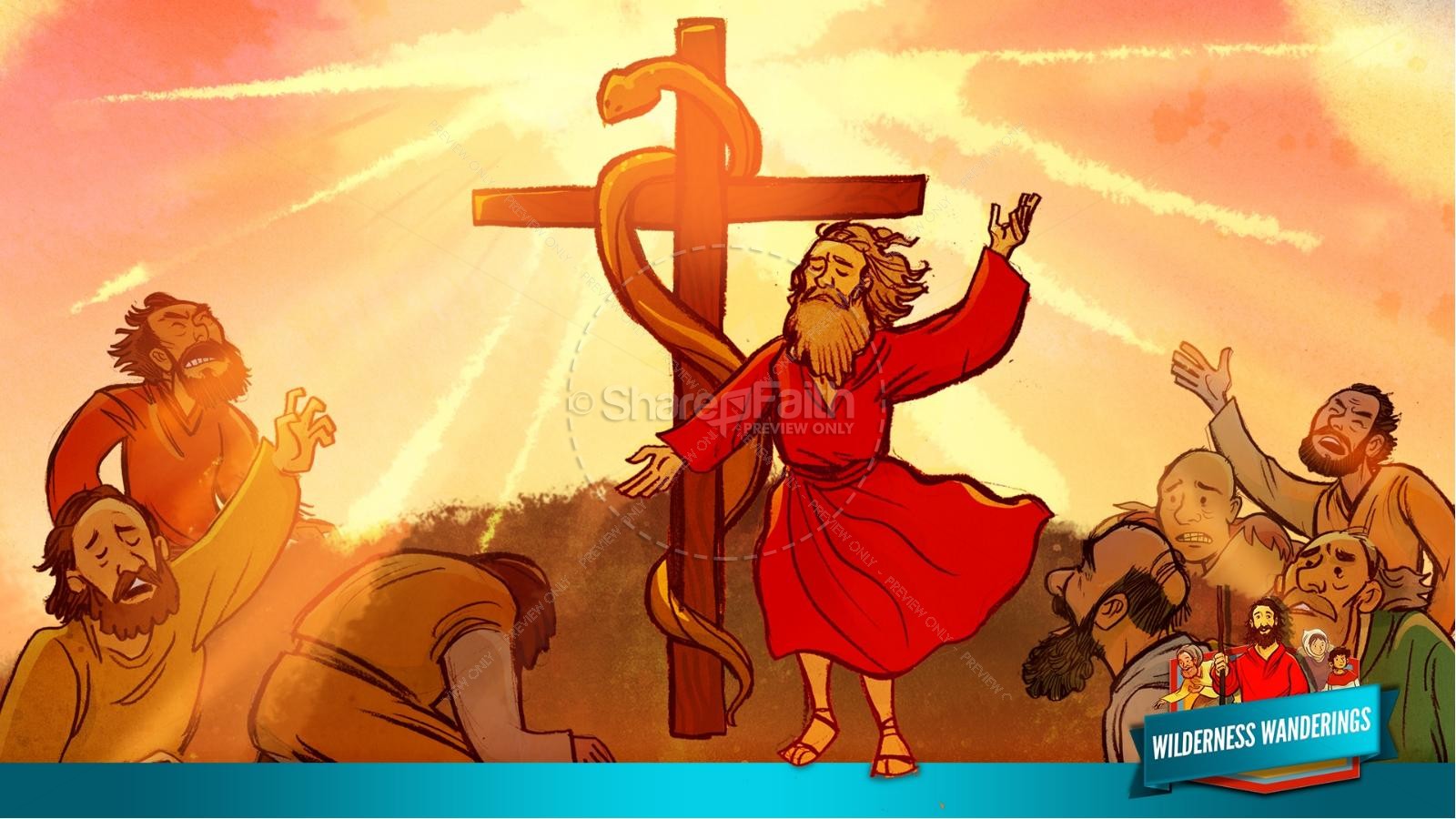 40 Years In The Wilderness Kids Bible Story Thumbnail 29