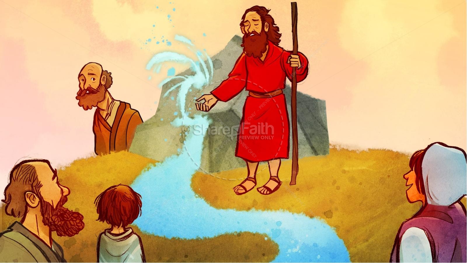 40 Years In The Wilderness Kids Bible Story Thumbnail 5