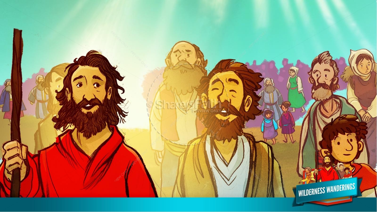 40 Years In The Wilderness Kids Bible Story Thumbnail 9