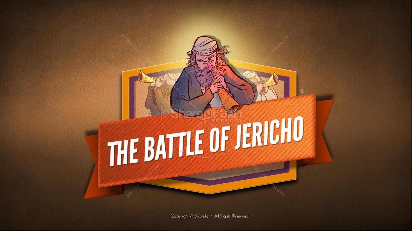 Walls of Jericho Kids Bible Story | slide 1