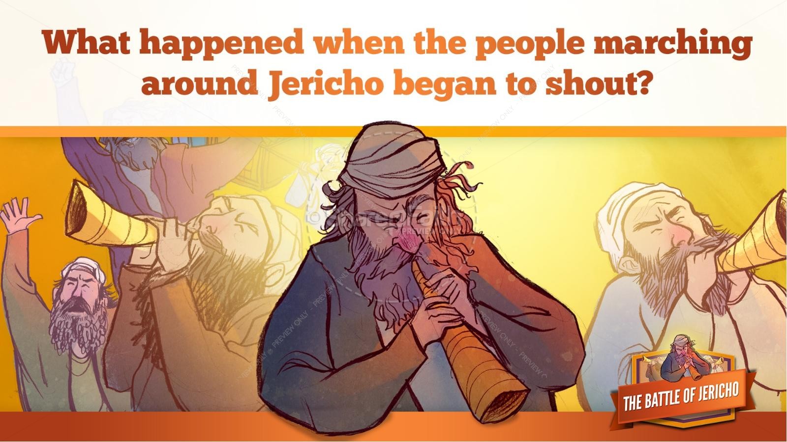 Walls of Jericho Kids Bible Story | slide 18