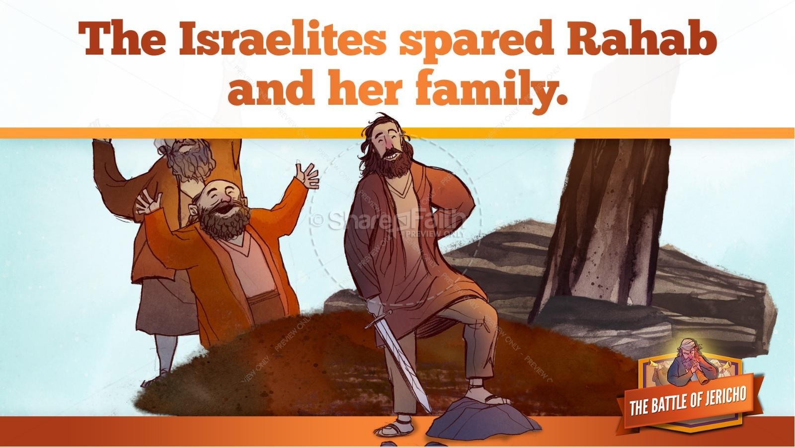 Walls of Jericho Kids Bible Story | slide 23