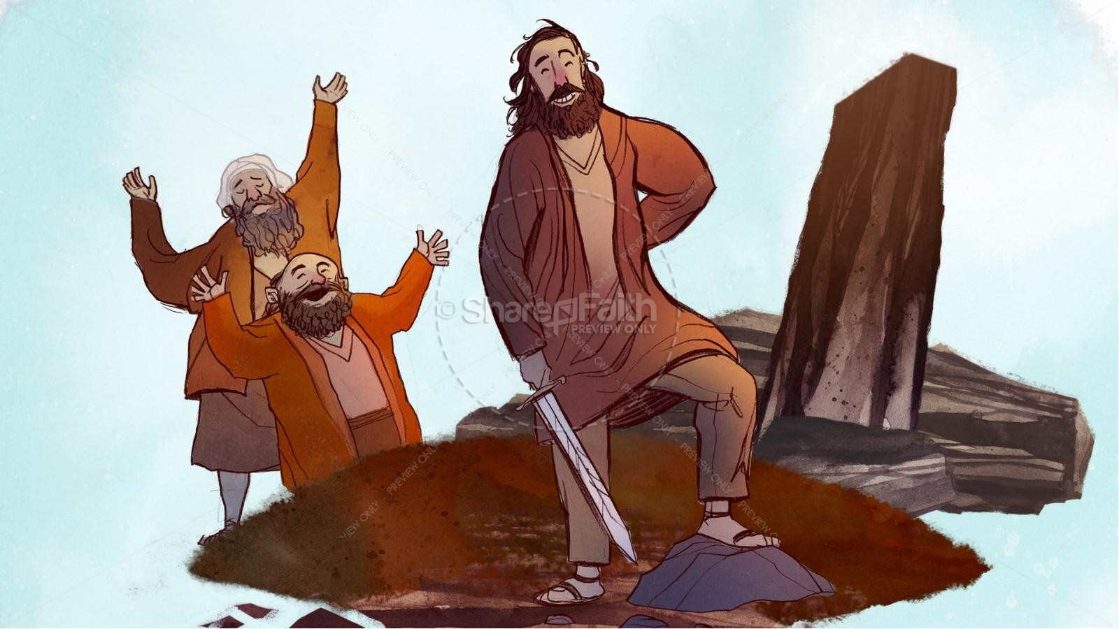 Walls of Jericho Kids Bible Story | slide 7