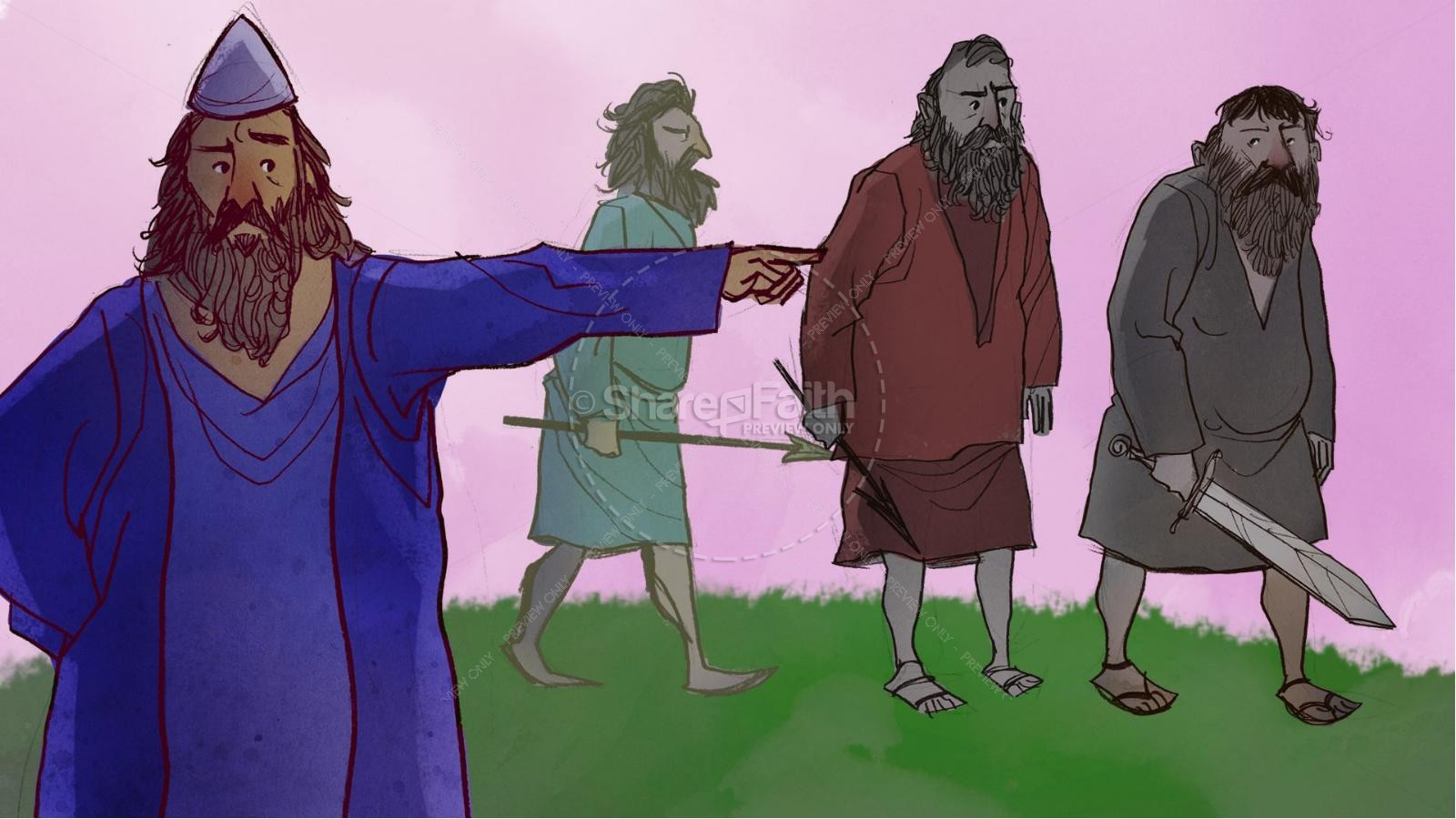 Judges 6 Gideon and the 300 Kids Bible Lesson Thumbnail 15