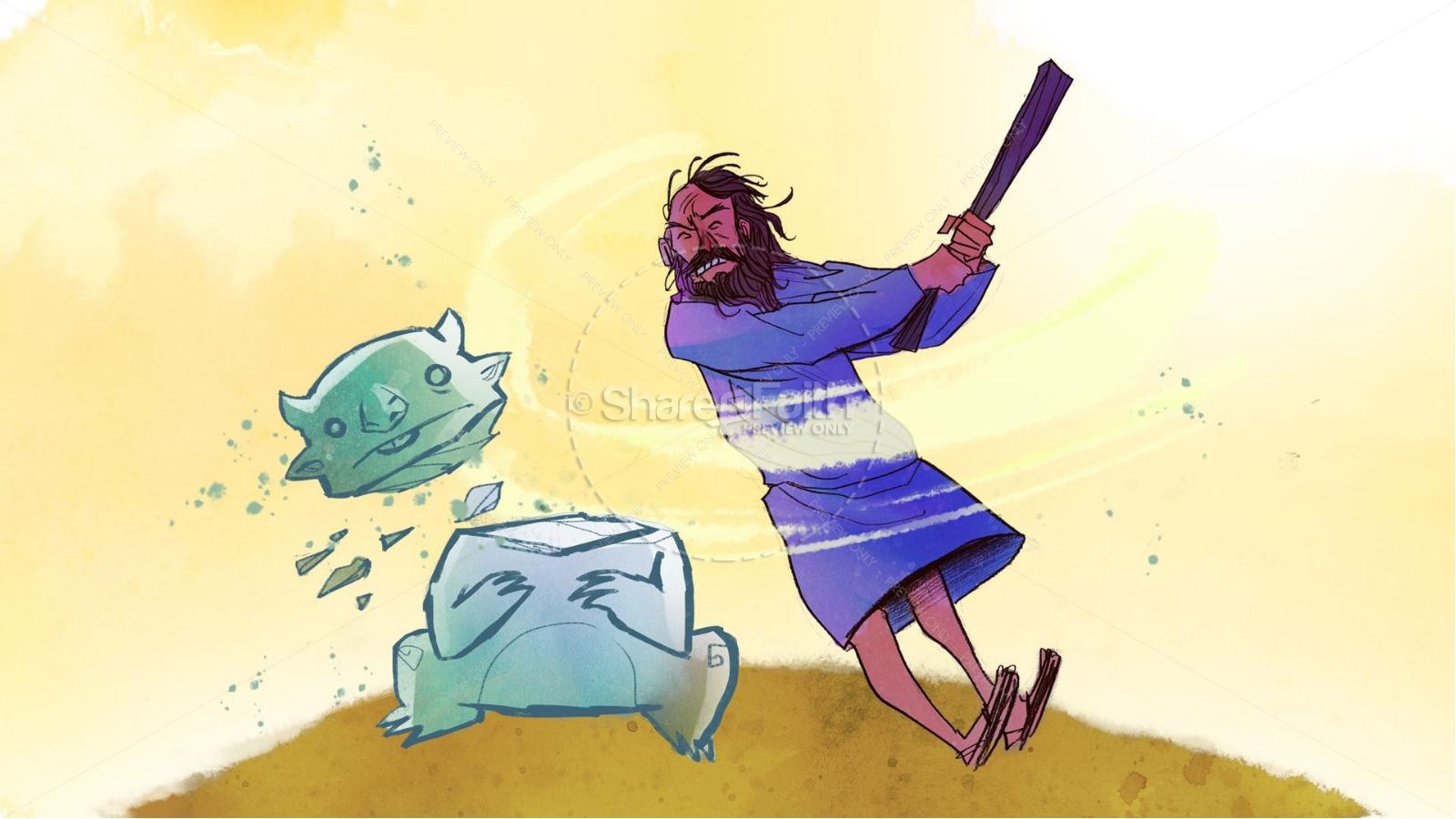 Judges 6 Gideon and the 300 Kids Bible Lesson Thumbnail 8