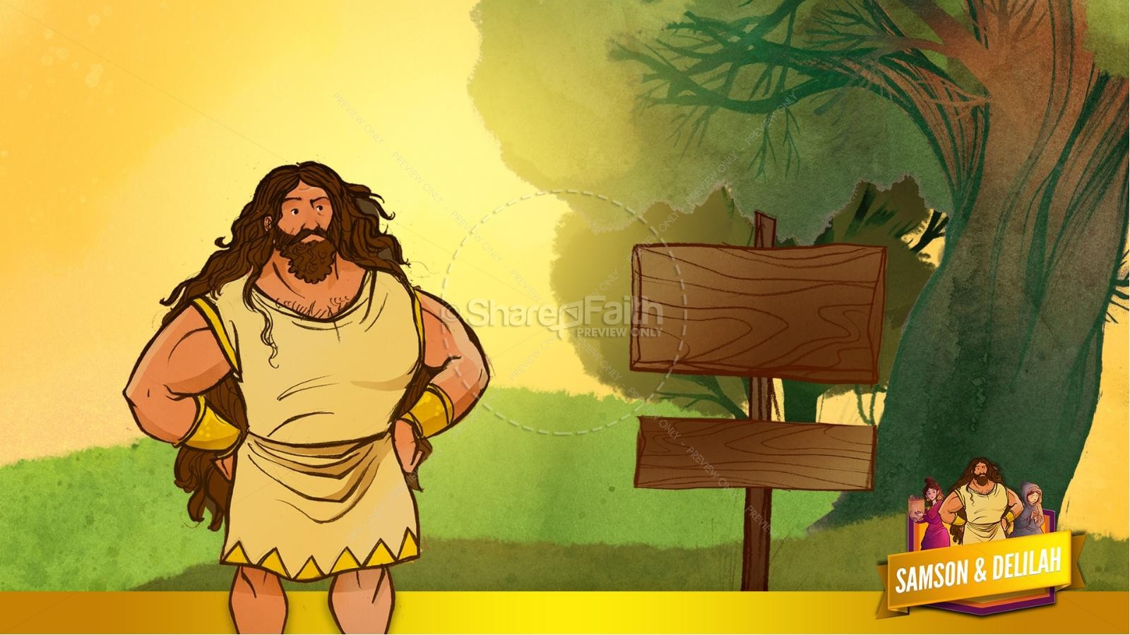Samson and Delilah Kids Bible Stories Thumbnail 27