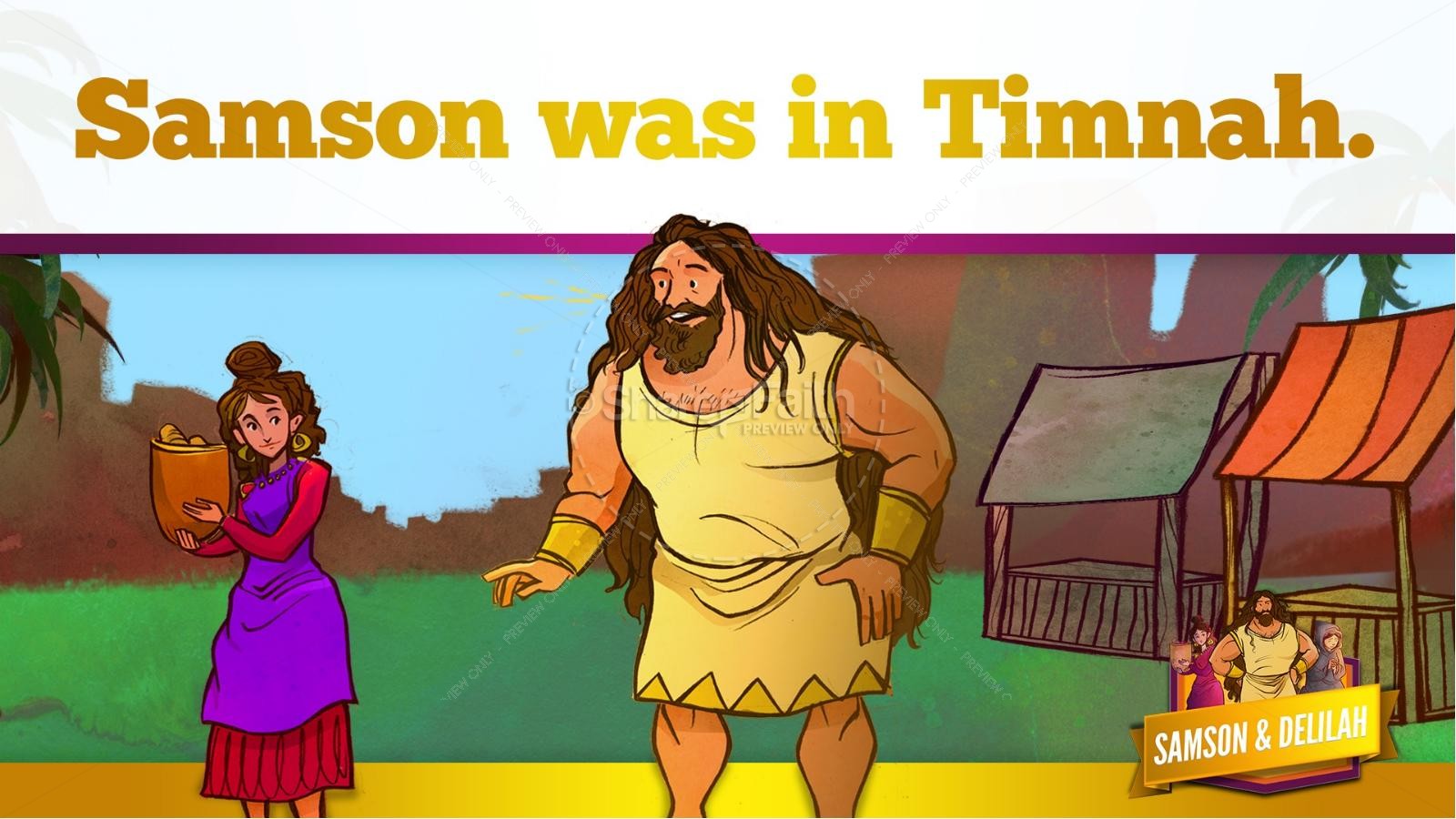 Samson and Delilah Kids Bible Stories Thumbnail 33