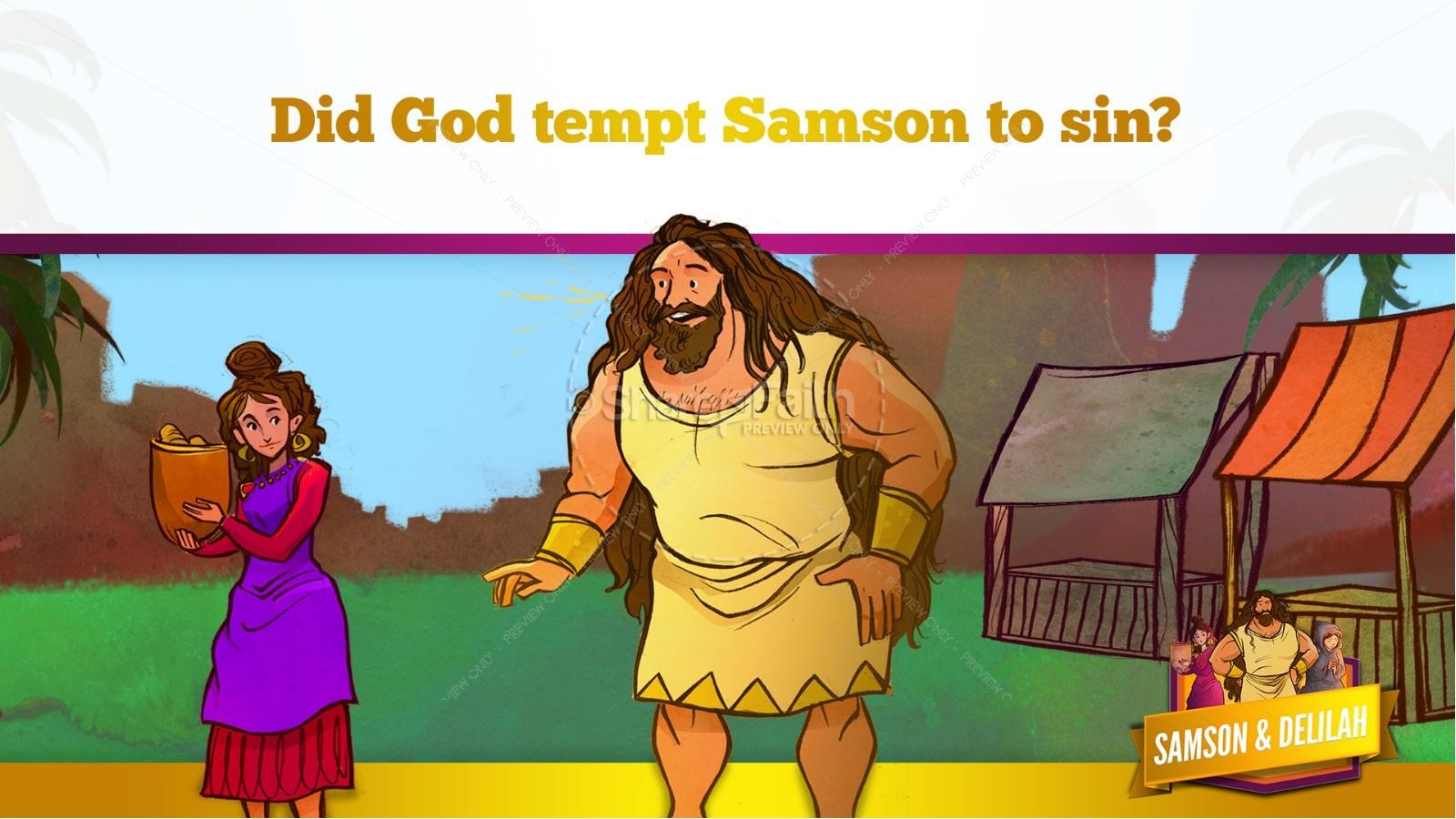 Samson and Delilah Kids Bible Stories Thumbnail 34
