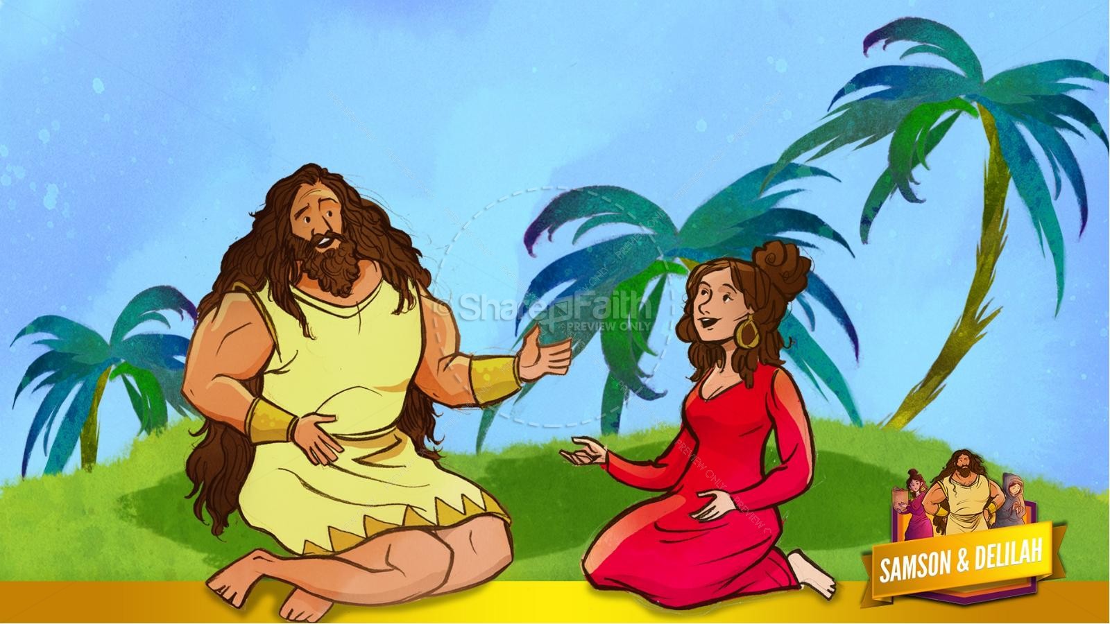 Samson and Delilah Kids Bible Stories Thumbnail 35