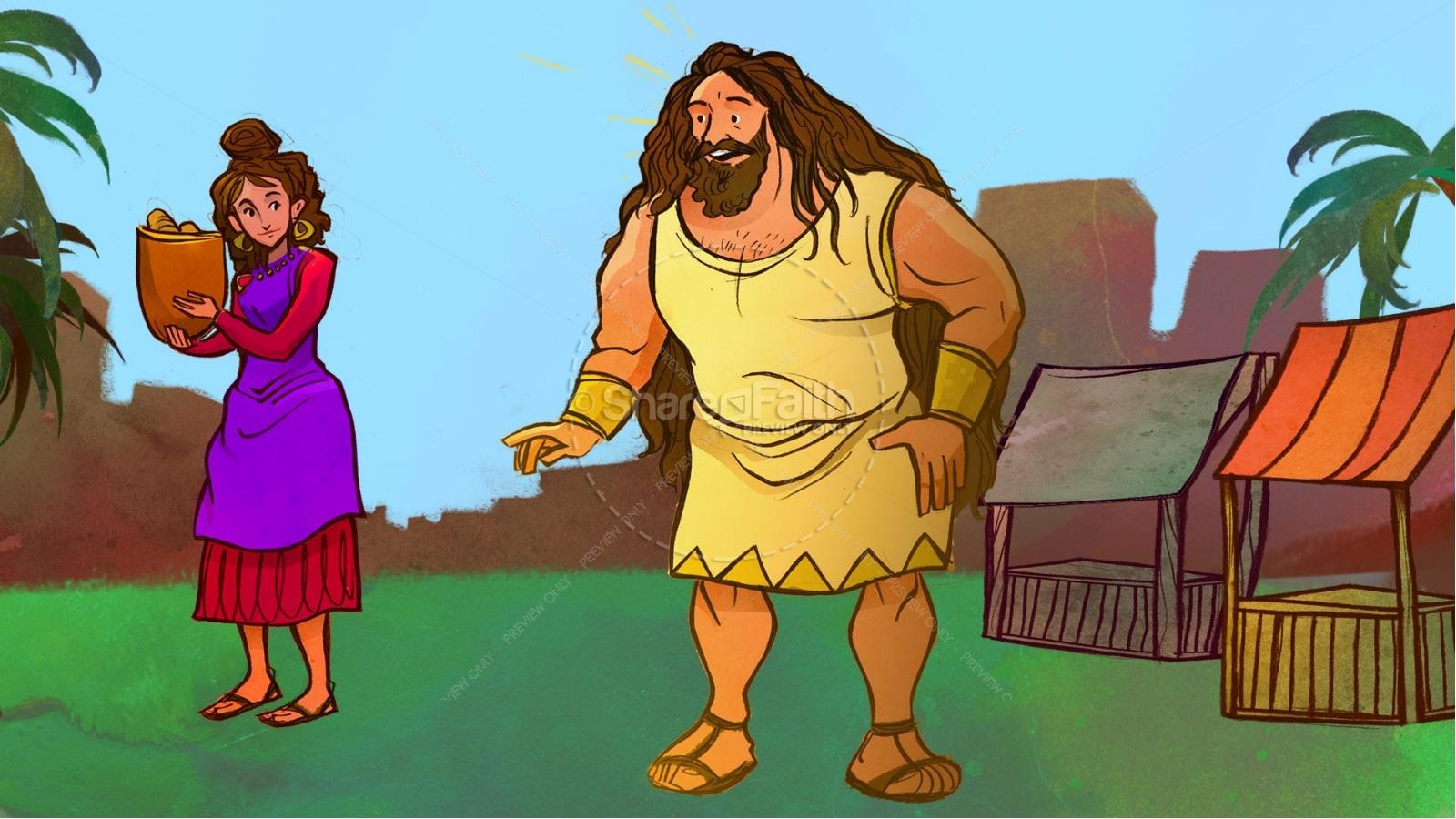Samson and Delilah Kids Bible Stories Thumbnail 6