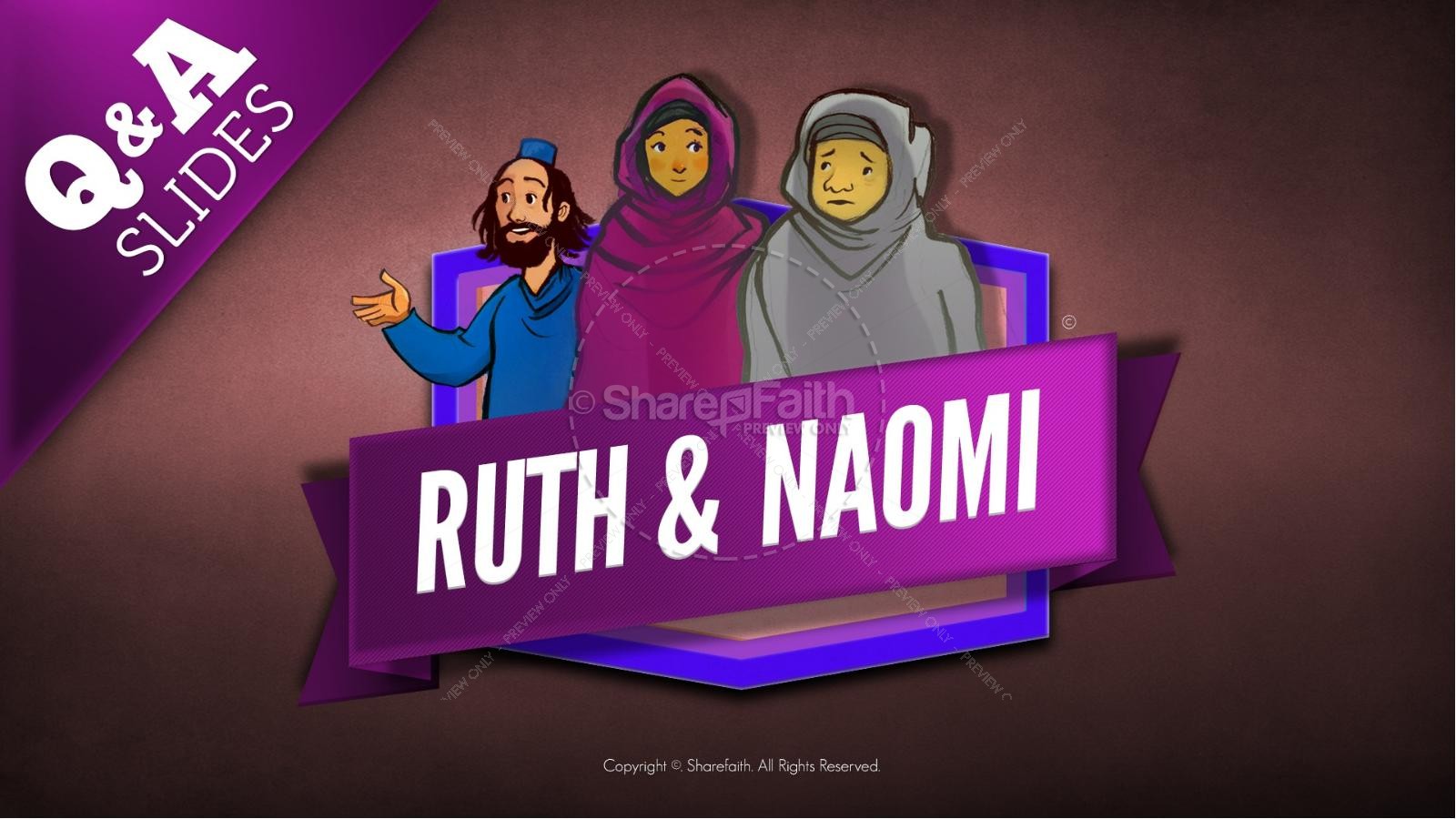Ruth and Naomi Kids Bible Story Thumbnail 10