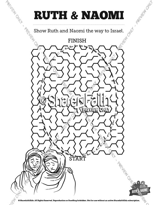 600 Top Coloring Pages For The Book Of Ruth Pictures