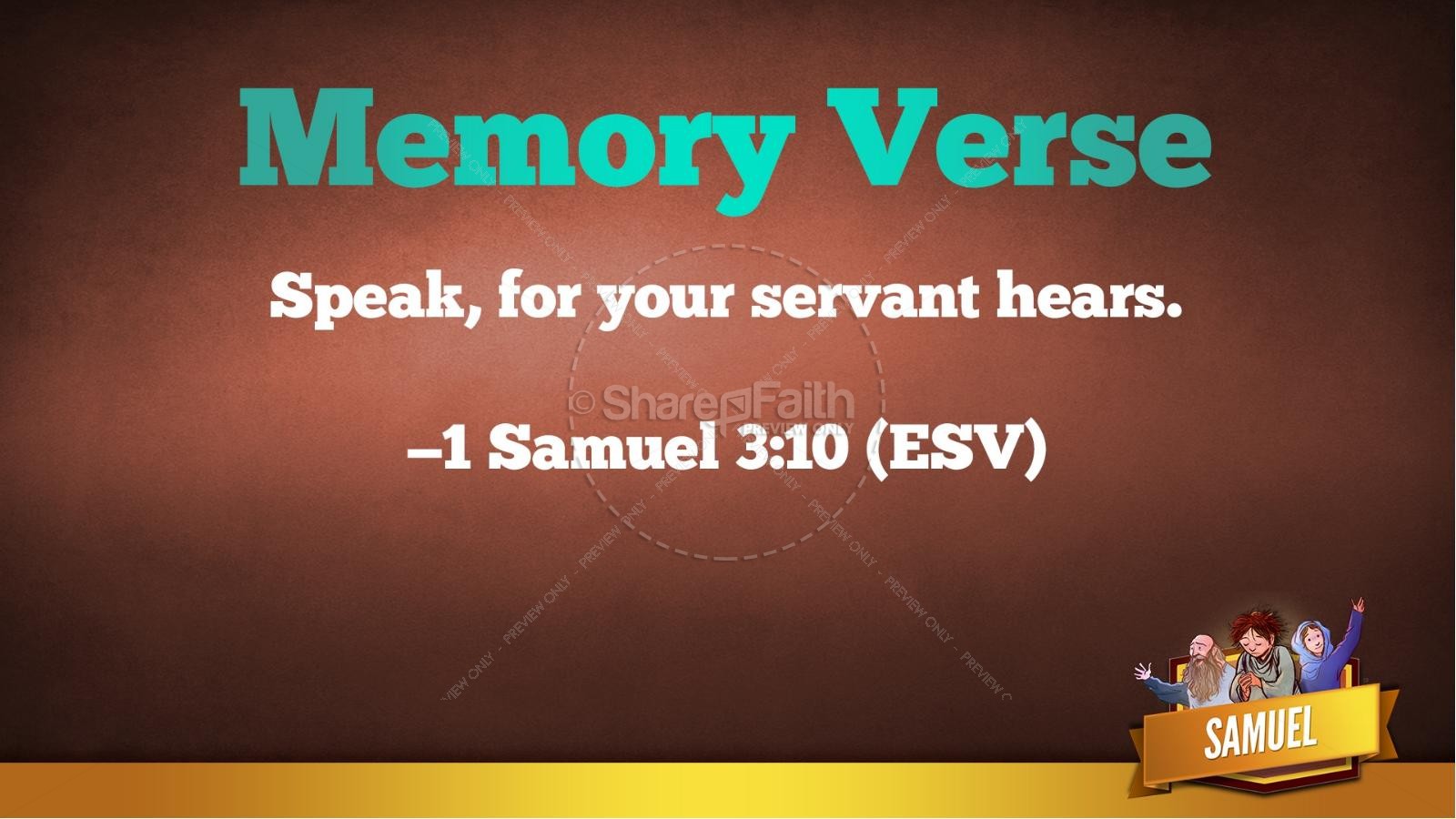 Samuel Bible Story For Kids | slide 46