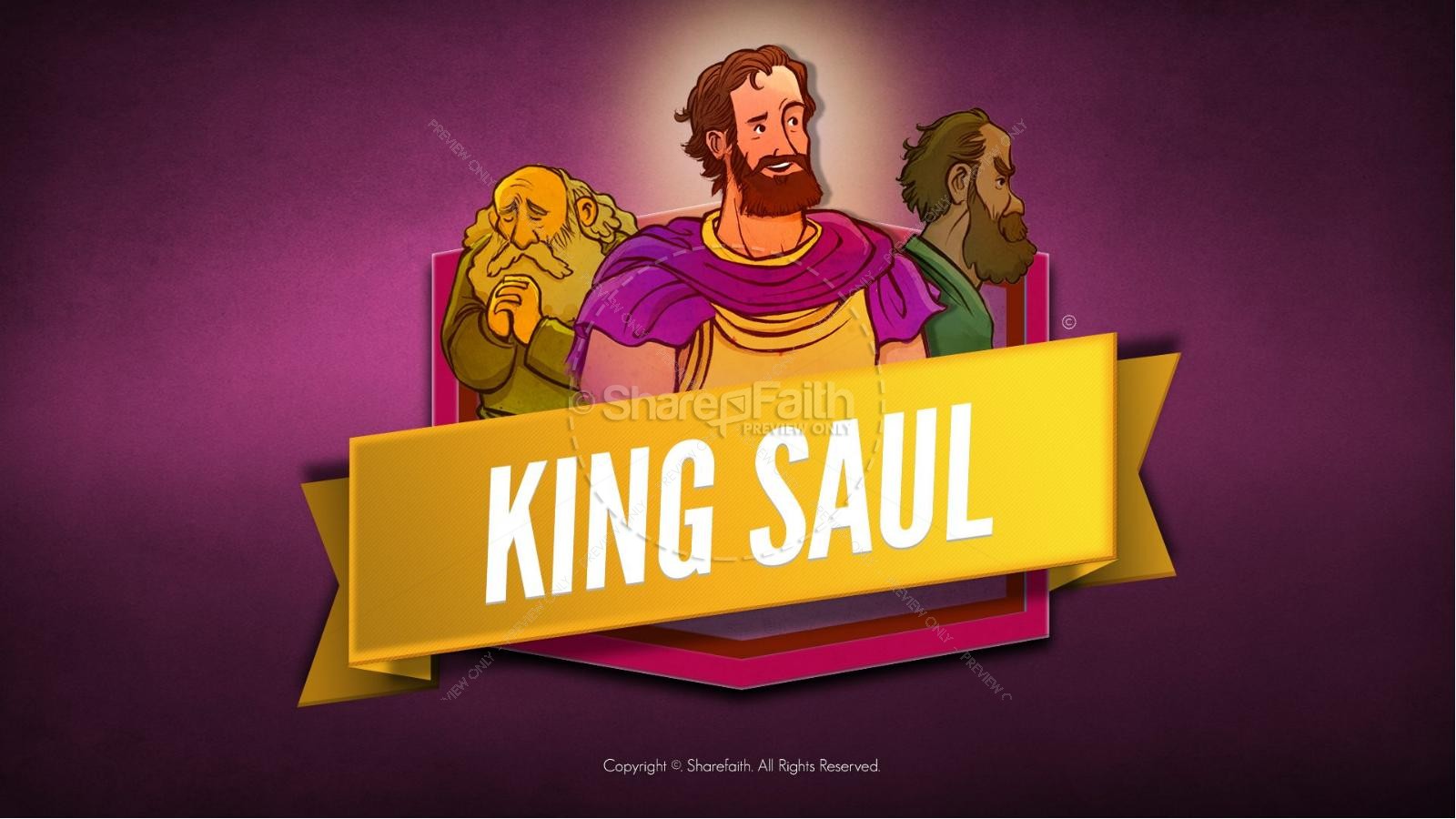 King Saul Kids Bible Story