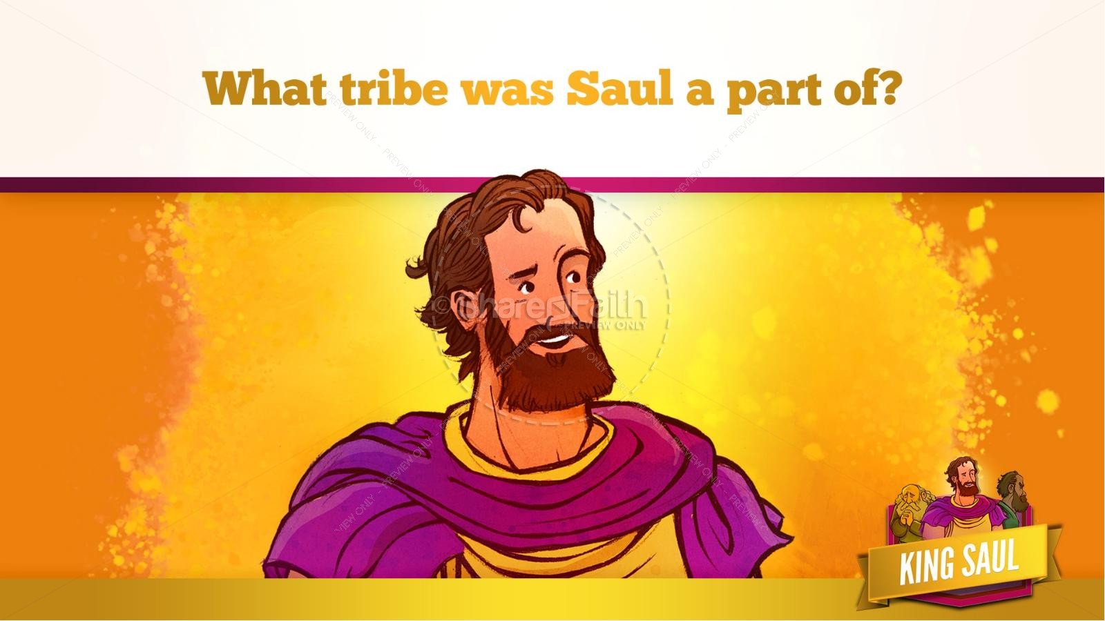King Saul Kids Bible Story Thumbnail 20