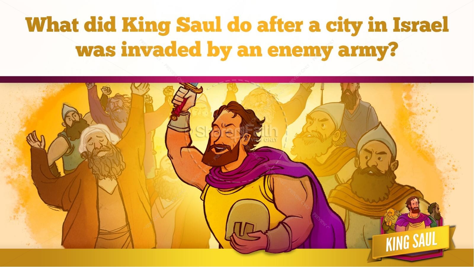 King Saul Kids Bible Story Thumbnail 24