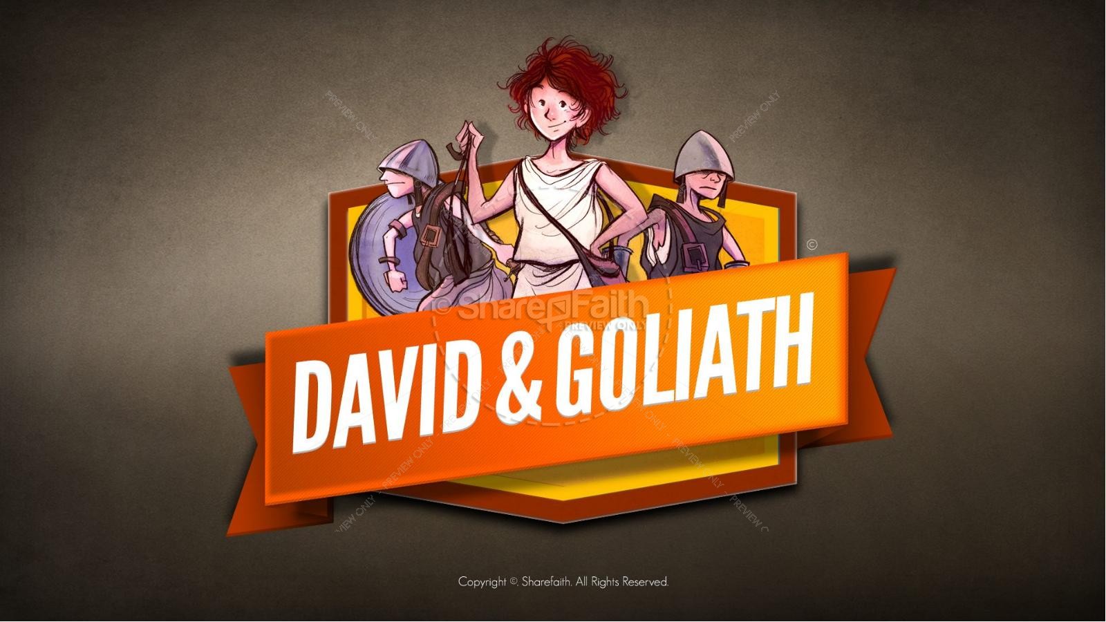 David and Goliath Kids Bible Story Thumbnail 1