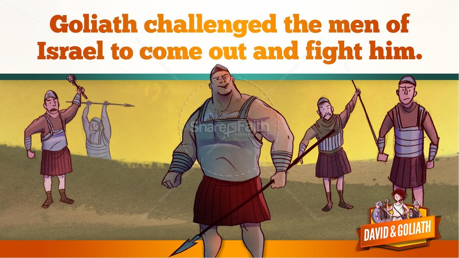 David and Goliath Kids Bible Story Thumbnail 24