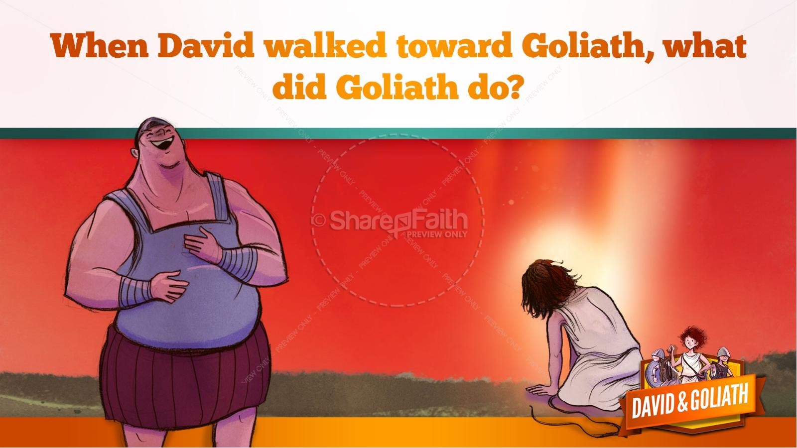 David and Goliath Kids Bible Story Thumbnail 35