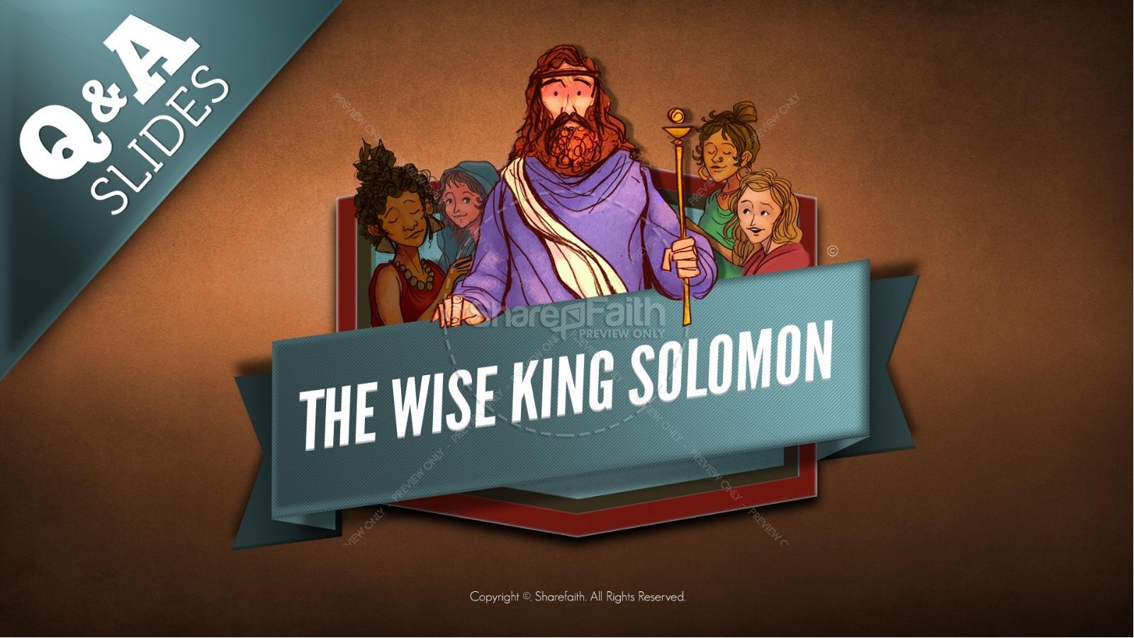 The Wisdom of Solomon Kids Bible Story | slide 11