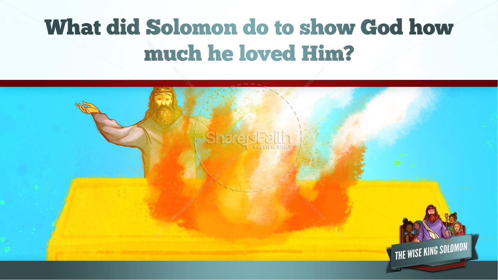 The Wisdom of Solomon Kids Bible Story | slide 17