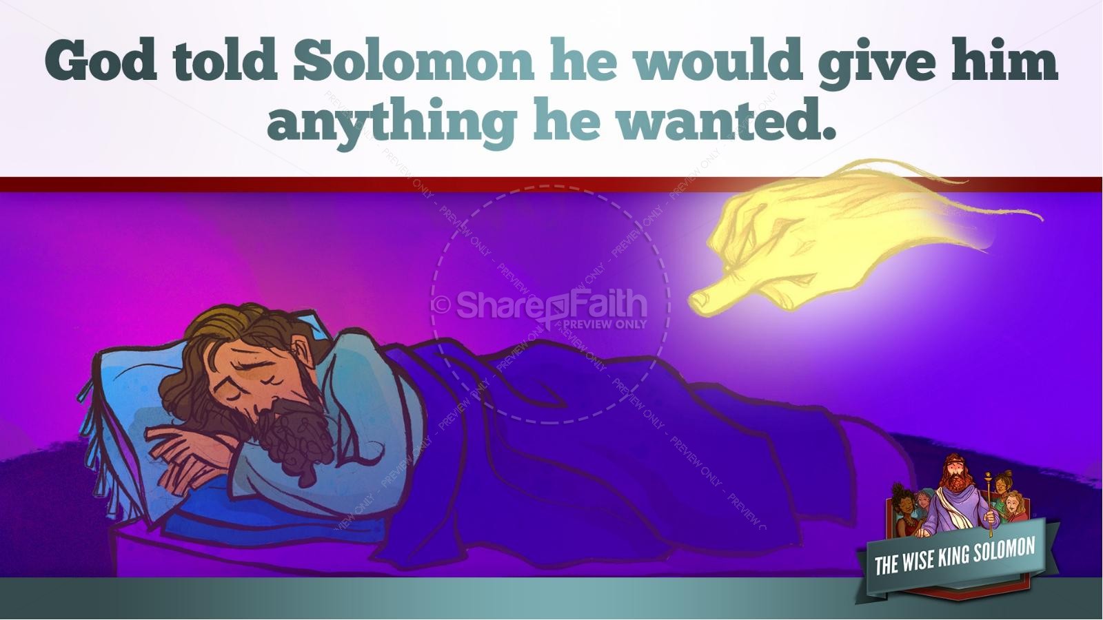 The Wisdom of Solomon Kids Bible Story | slide 22