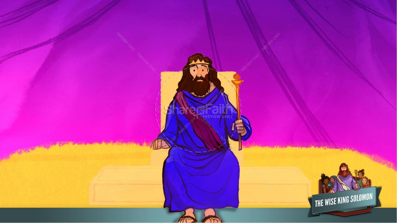 The Wisdom of Solomon Kids Bible Story Thumbnail 24