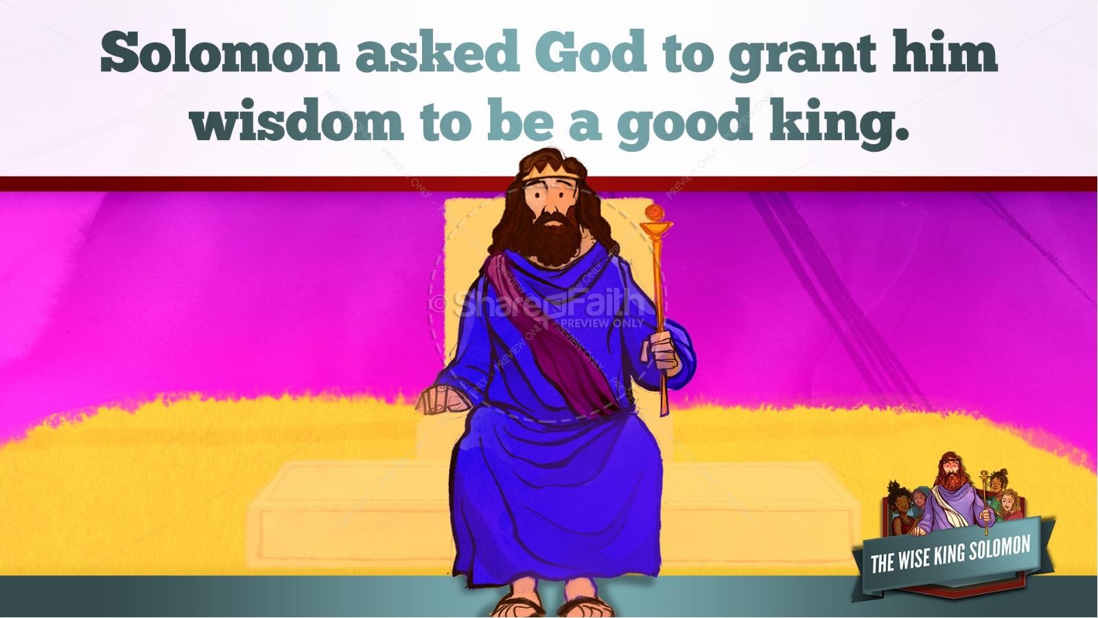 The Wisdom of Solomon Kids Bible Story