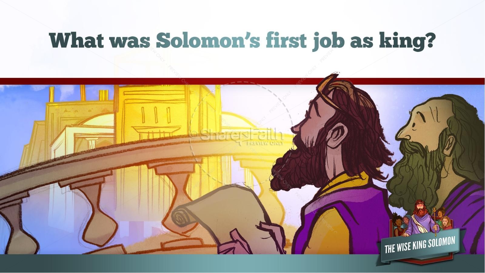 The Wisdom of Solomon Kids Bible Story | slide 29