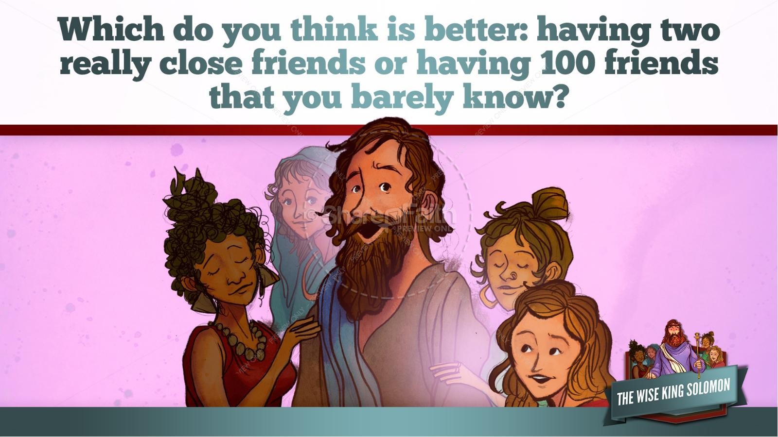 The Wisdom of Solomon Kids Bible Story | slide 39