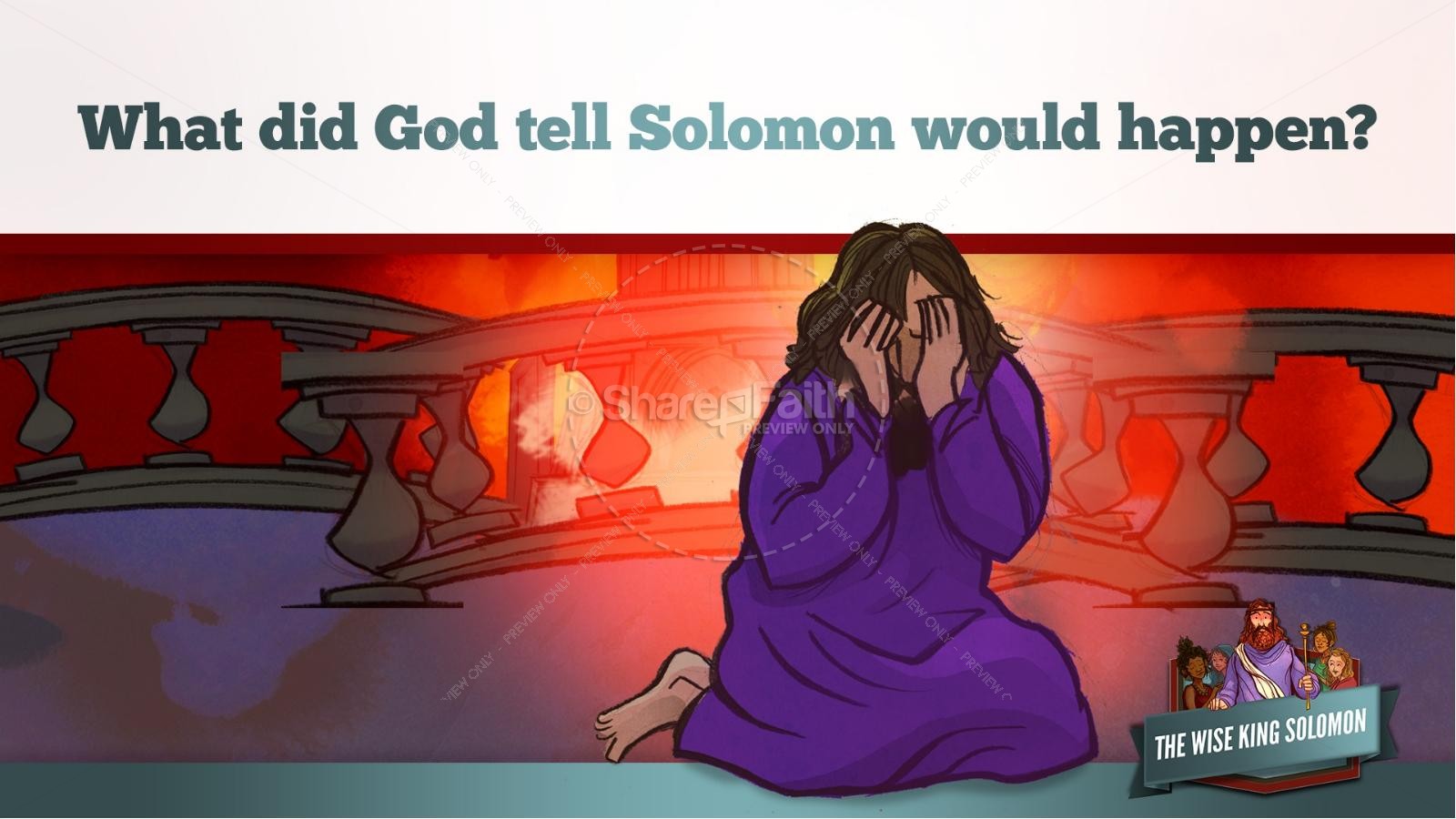 The Wisdom of Solomon Kids Bible Story | slide 45