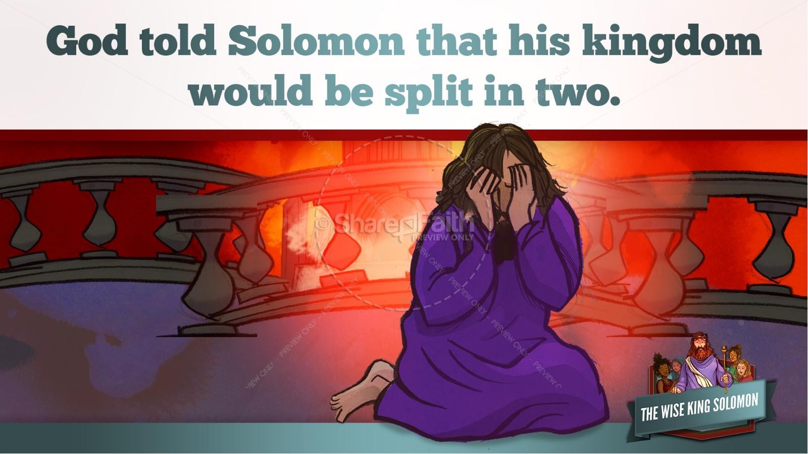 The Wisdom of Solomon Kids Bible Story | slide 46