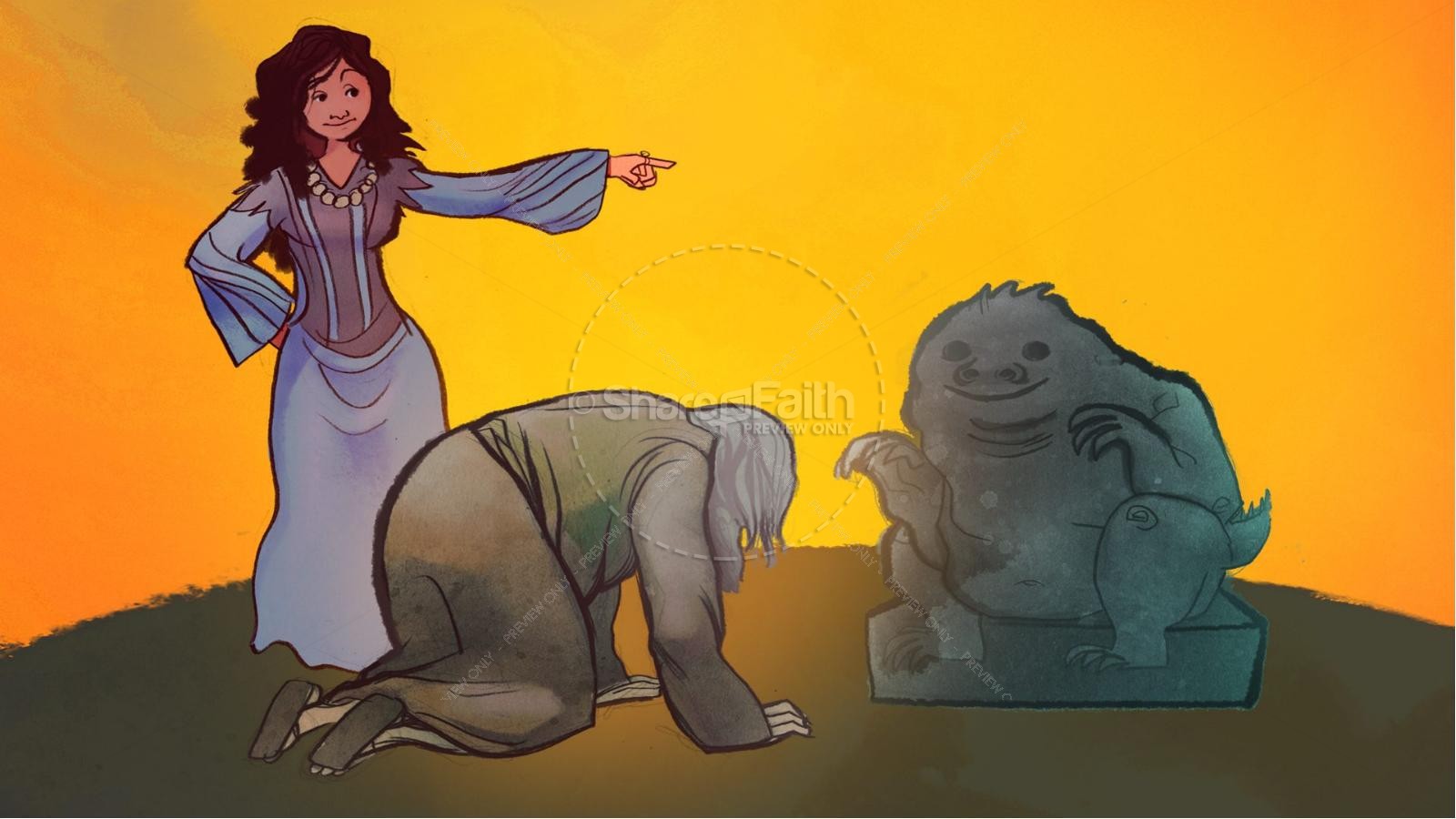 The Wisdom of Solomon Kids Bible Story | slide 9