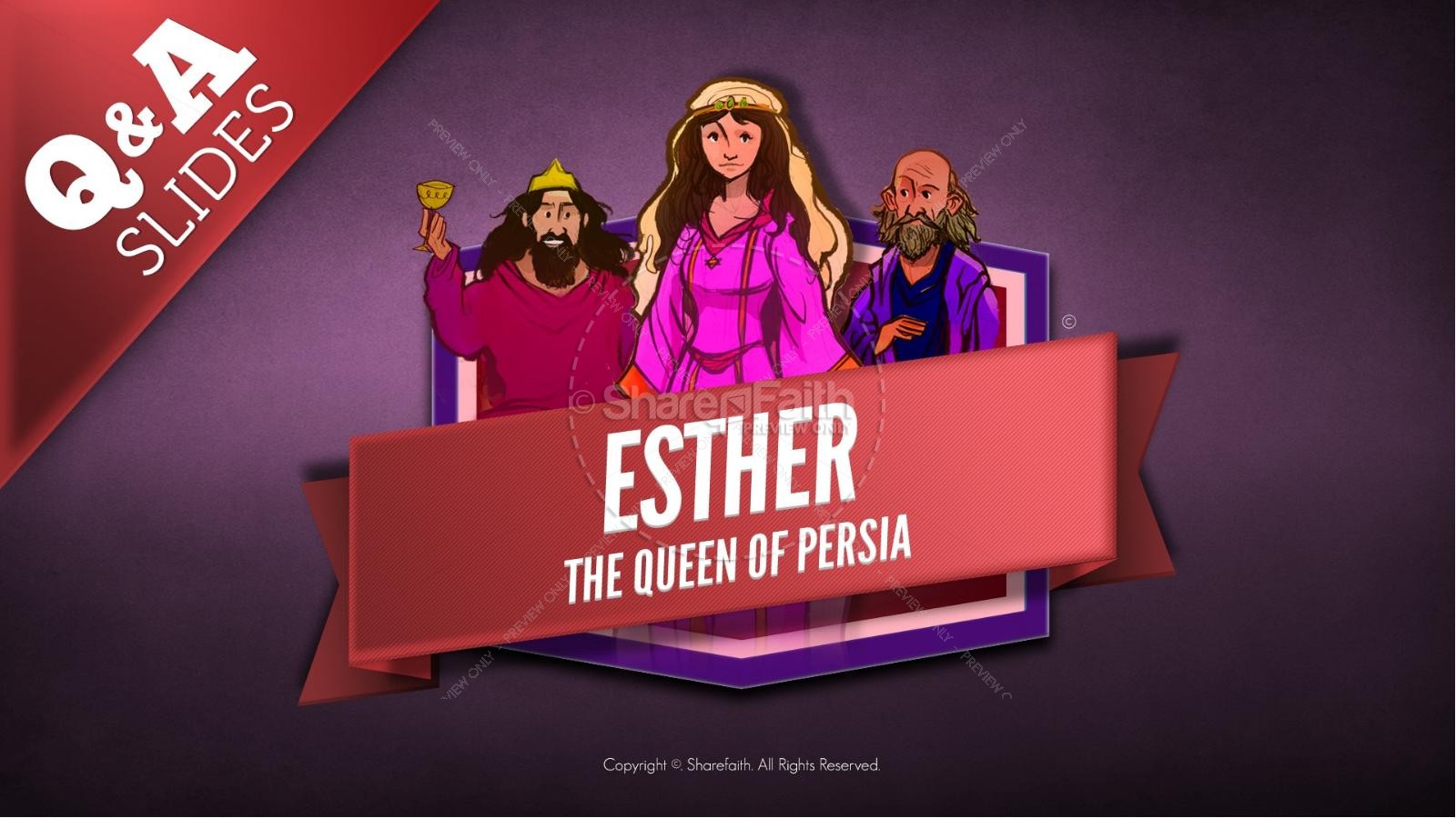Queen Esther Kids Bible Story Thumbnail 17