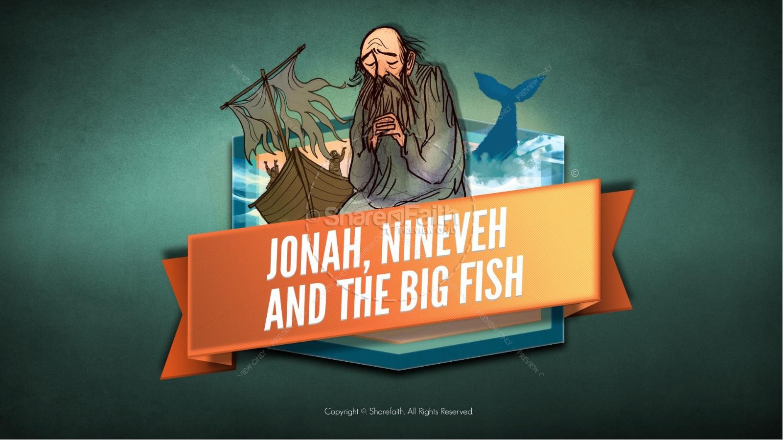 Jonah And The Whale Kids Bible Story Thumbnail 1